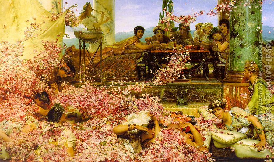 Sir Lawrence Alma-Tadema : The Roses of Heliogabalus
